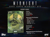 2025 Topps Midnight UFC Hobby Box