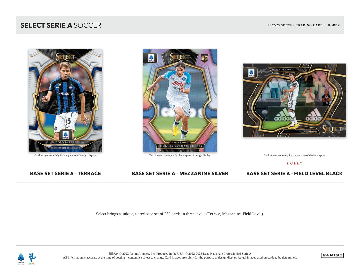 2022/23 Panini Select Serie A Soccer (Fußball) Hobby Box