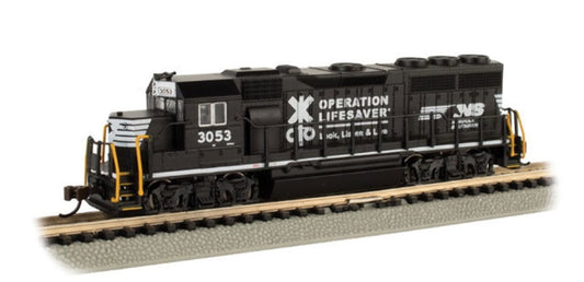 Bachmann 63565 N Scale NORFOLK SOUTHERN OPERATION LIFESAVER #3053 - GP40