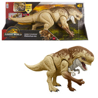 Jurassic World Rebirth Distortus Rex, Drex Action Figure, 22 Inch Rumble N Rampage Dinosaur Toy