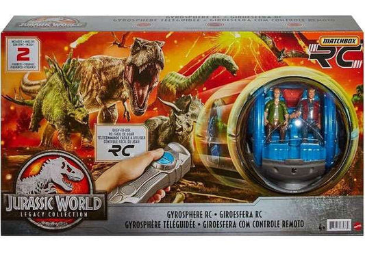 Jurassic World Legacy Collection Gyrosphere R/C with Claire Dearing & Owen Grady Remote Control Vehicle & 2 Figures