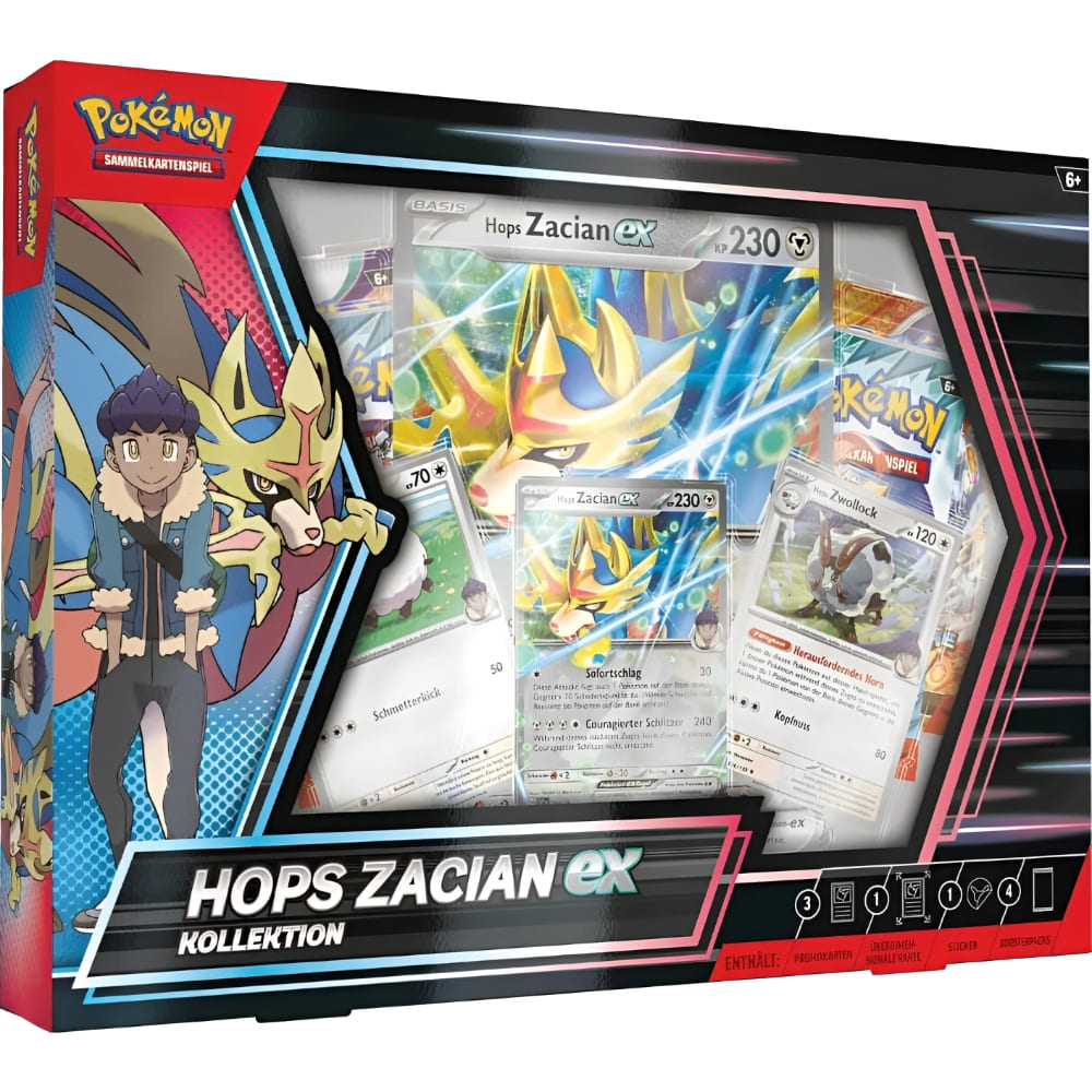 Pokemon <br> Hops Zacian ex <br> Kollektion