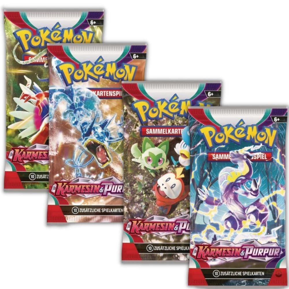 Pokemon <br> Karmesin & Purpur <br> Booster
