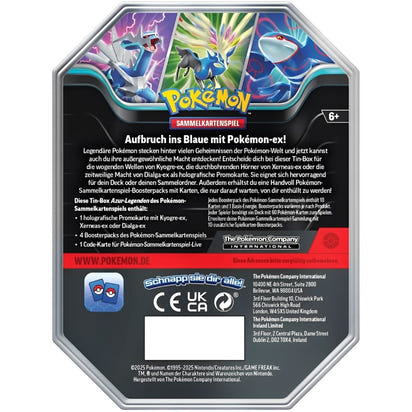Pokemon <br> Tin Box <br> Azur-Legenden <br> Kyogre ex