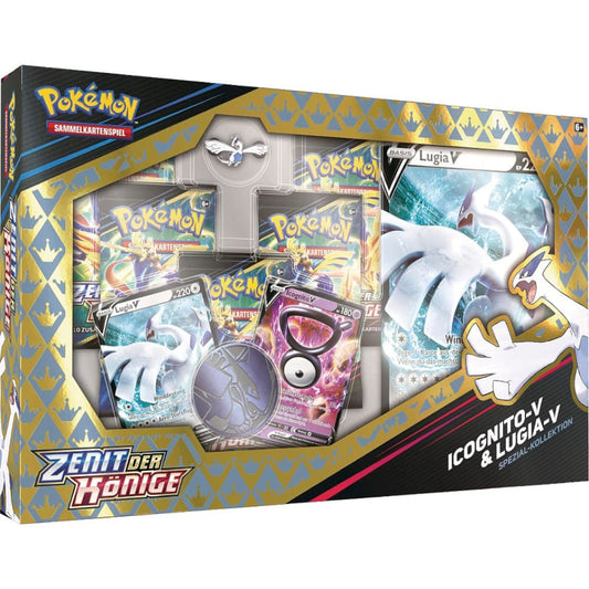 Pokemon <br> Zenit der Könige <br> Spezial-Kollektion <br> Icognito V & Lugia V <br> Case (6 Boxen)