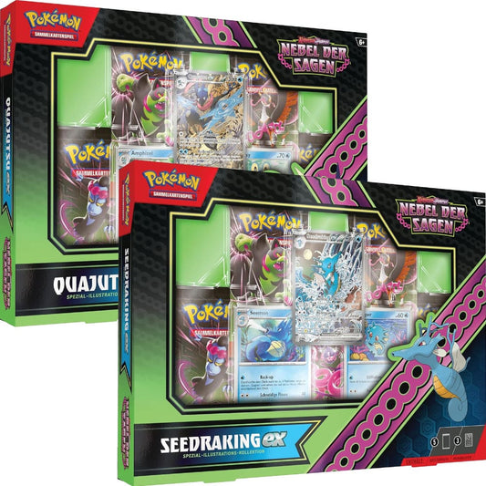 Pokemon <br> Nebel der Sagen <br> Spezial-Illustrations-Kollektion <br> Quajutsu ex / Kingdra ex <br> 1 von 2 zufällige Auswahl