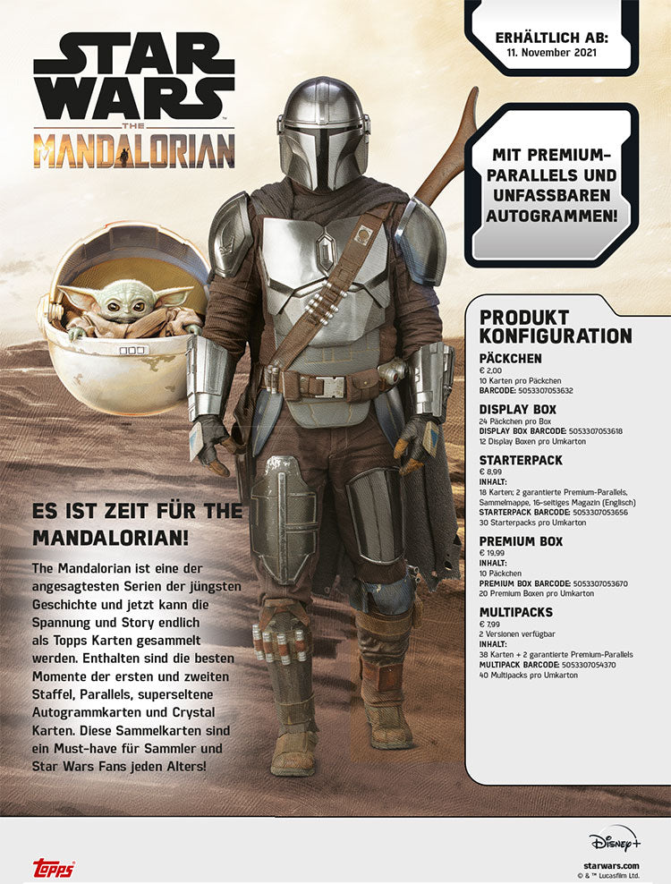 topps Star Wars The MANDALORIAN – Starter