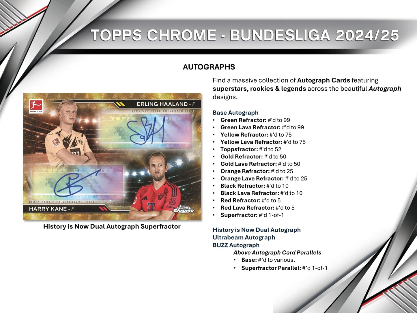 2024/25 Topps Chrome Bundesliga Soccer (Fussball) Hobby Pack