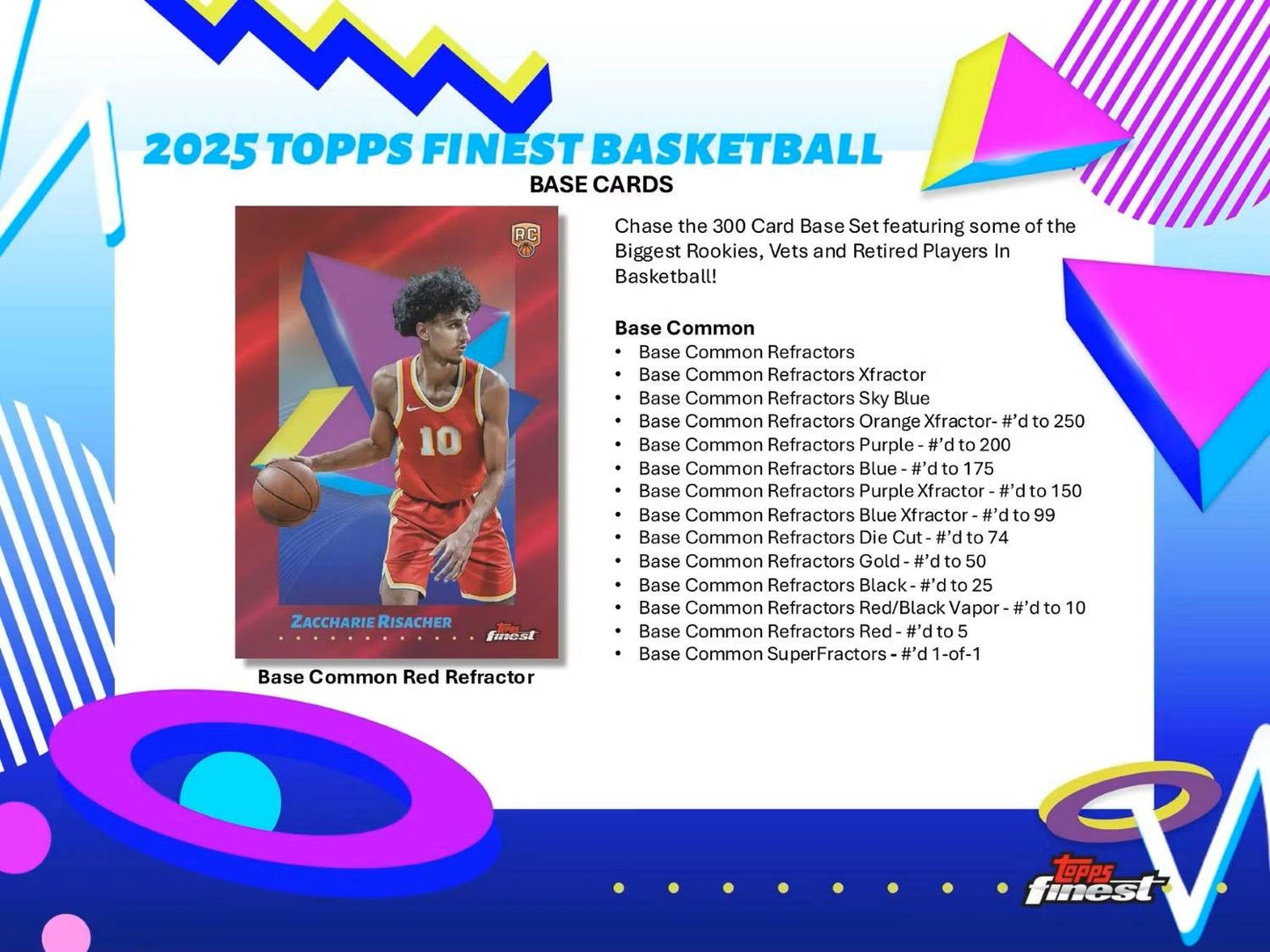 2024/25 Topps Finest Basketball Hobby Box