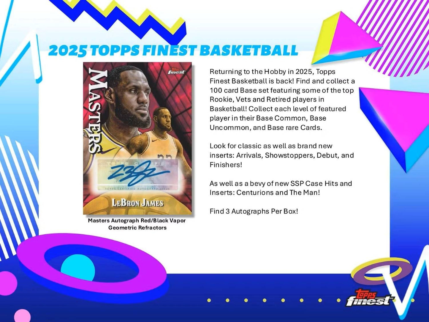 2024/25 Topps Finest Basketball Breaker Delight Box