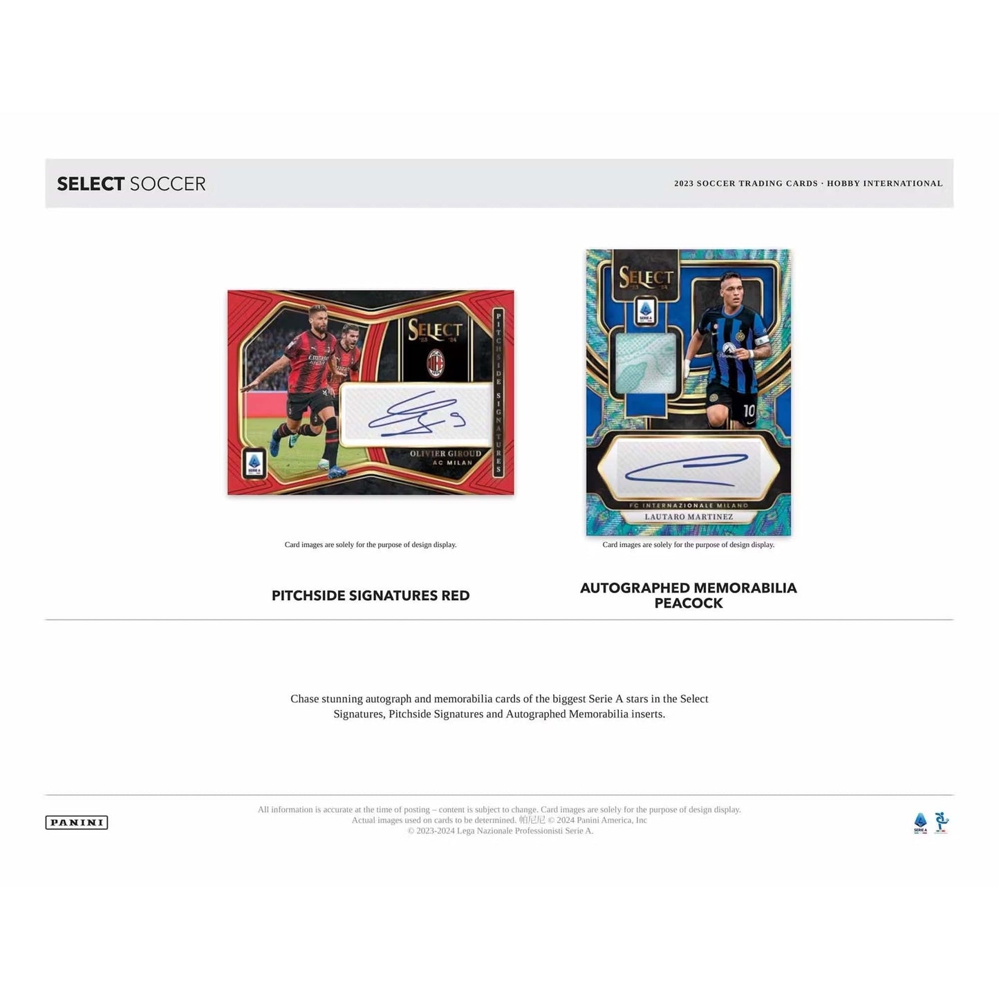 2023/24 Panini Select Serie A Soccer (Fußball) International Hobby Box