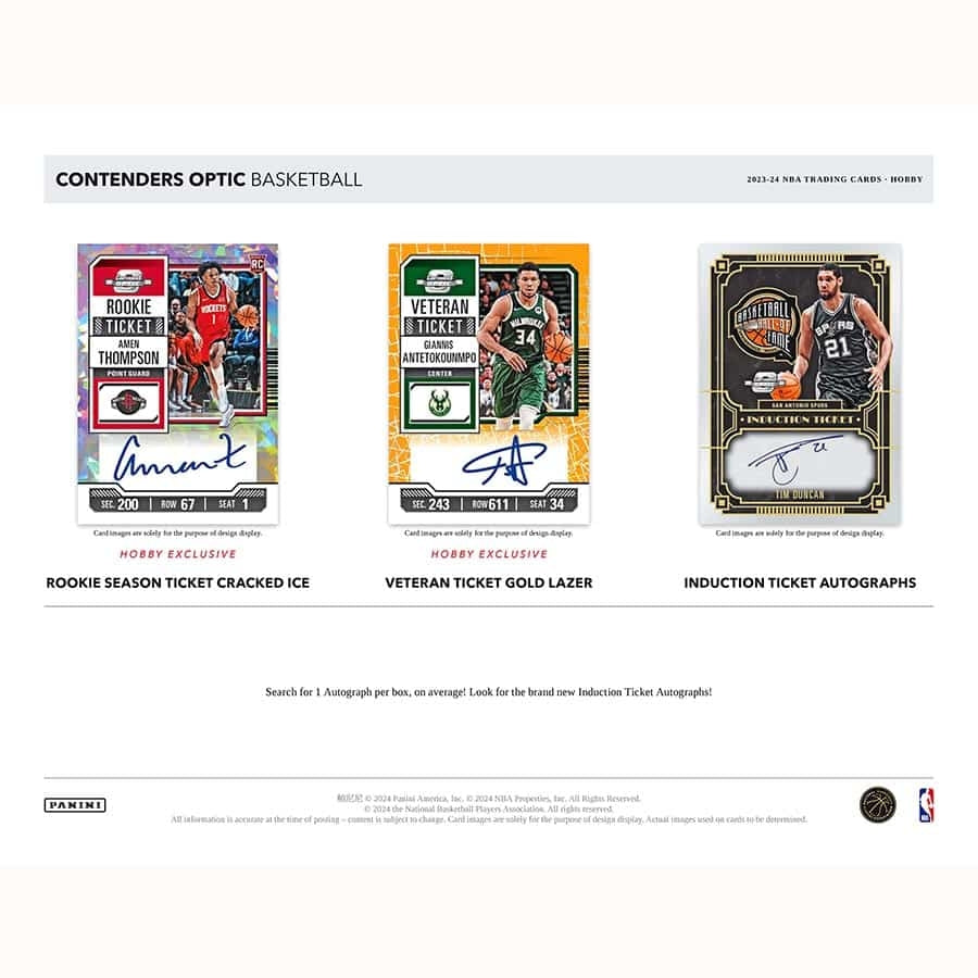 2023/24 Panini Contenders Optic Basketball NBA Hobby Box
