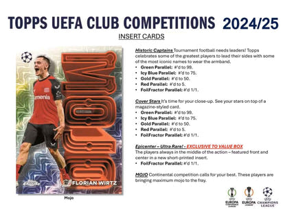 2024/25 Topps UEFA Club Competitions Soccer (Fußball) BLASTER Box