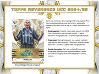 2024/25 Topps Reverence UEFA Club Competitions Soccer Hobby Box