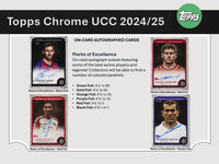 2024/25 Topps Chrome UEFA Club Competitions Soccer (Fußball) JUMBO Hobby Box