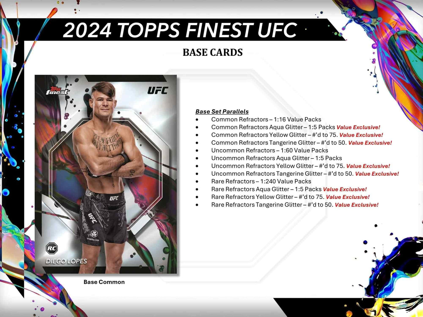 2024 Topps Finest UFC Blaster Box
