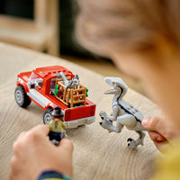 LEGO Jurassic World Blue and Beta Velociraptor Capture 76946 with Truck and 2 Dinosaur Toys for Kids, 2022 Dominion Movie Inspired Set