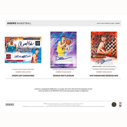 2024/25 Panini NBA Hoops Basketball Hobby Box