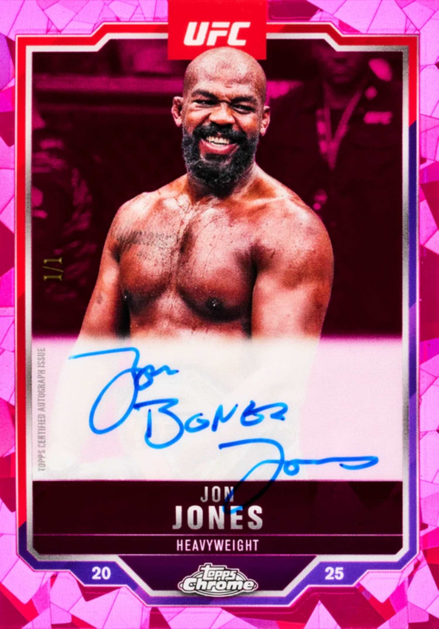 2025 Topps Chrome UFC Sapphire Edition Box