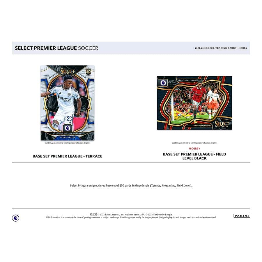 2022/23 Panini Select Premier League Soccer (Fußball) Hobby Box
