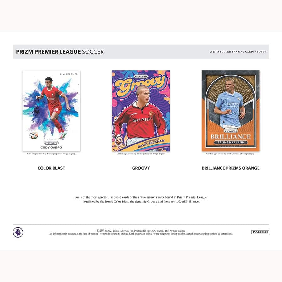 2023/24 Panini Prizm Premier League Soccer (Fußball) EPL Hobby Box