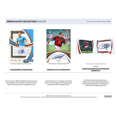2022/23 Panini Immaculate Soccer (Fußball) Hobby Box