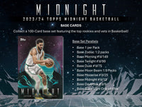 2023/24 Topps Midnight Basketball Hobby Box