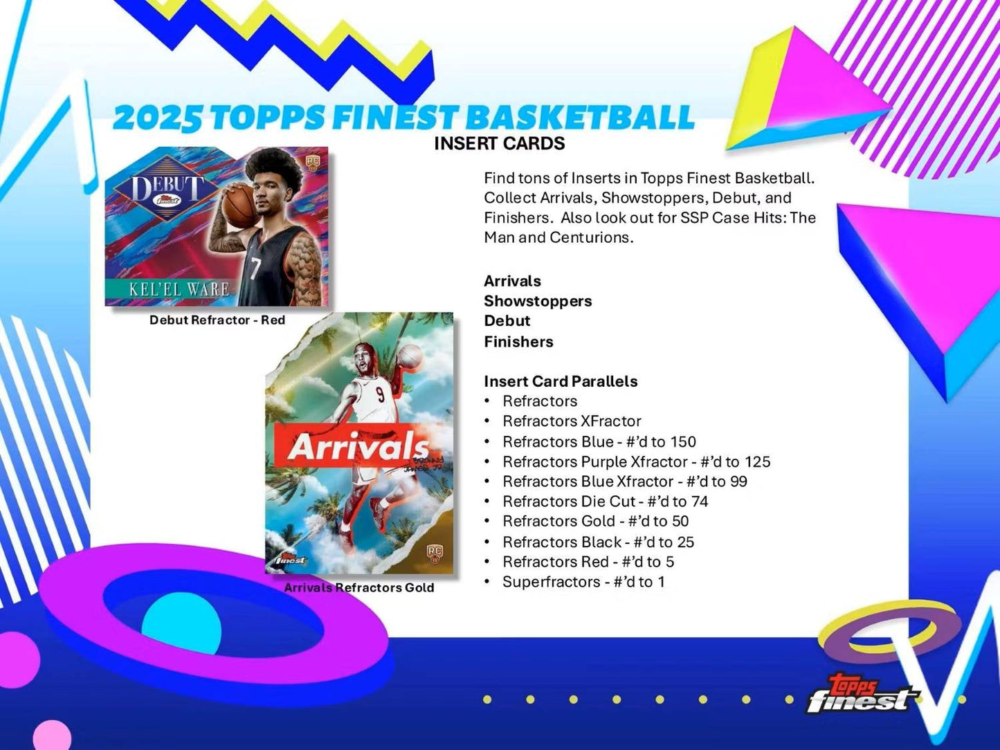 2024/25 Topps Finest Basketball Hobby Box