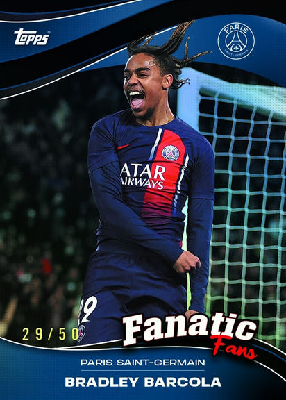 2024/25 Topps Paris Saint Germain Official PSG Fan-Set Hanger Box