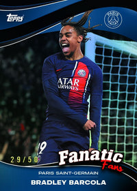 2024/25 Topps Paris Saint Germain Official PSG Fan-Set Hanger Box