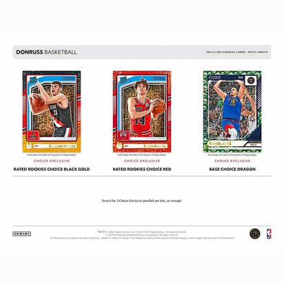 2024/25 Panini Donruss Choice Basketball NBA Hobby Box