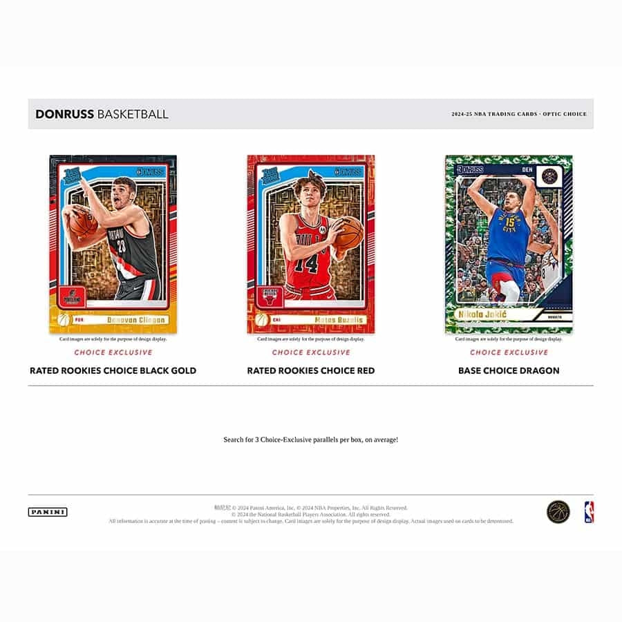 2024/25 Panini Donruss Choice Basketball NBA Hobby Box