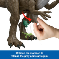 Jurassic World Super Colossal Spinosaurus Pack, 36 Inch Long Dinosaur Toy & 2 Mini Figures