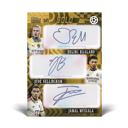 2024/25 Topps UEFA Club Competitions GOLD Soccer (Fußball) Hobby Box