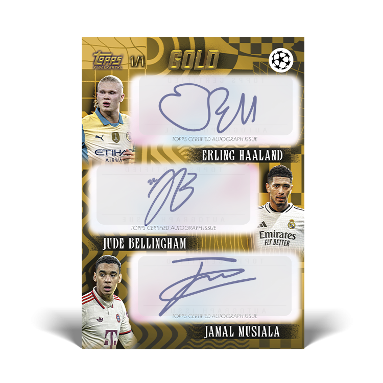 2024/25 Topps UEFA Club Competitions GOLD Soccer (Fußball) Hobby Box