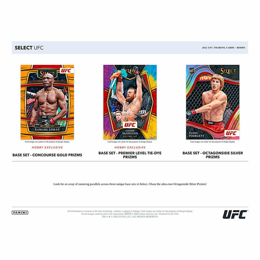 2022 Panini Select UFC Hobby Box