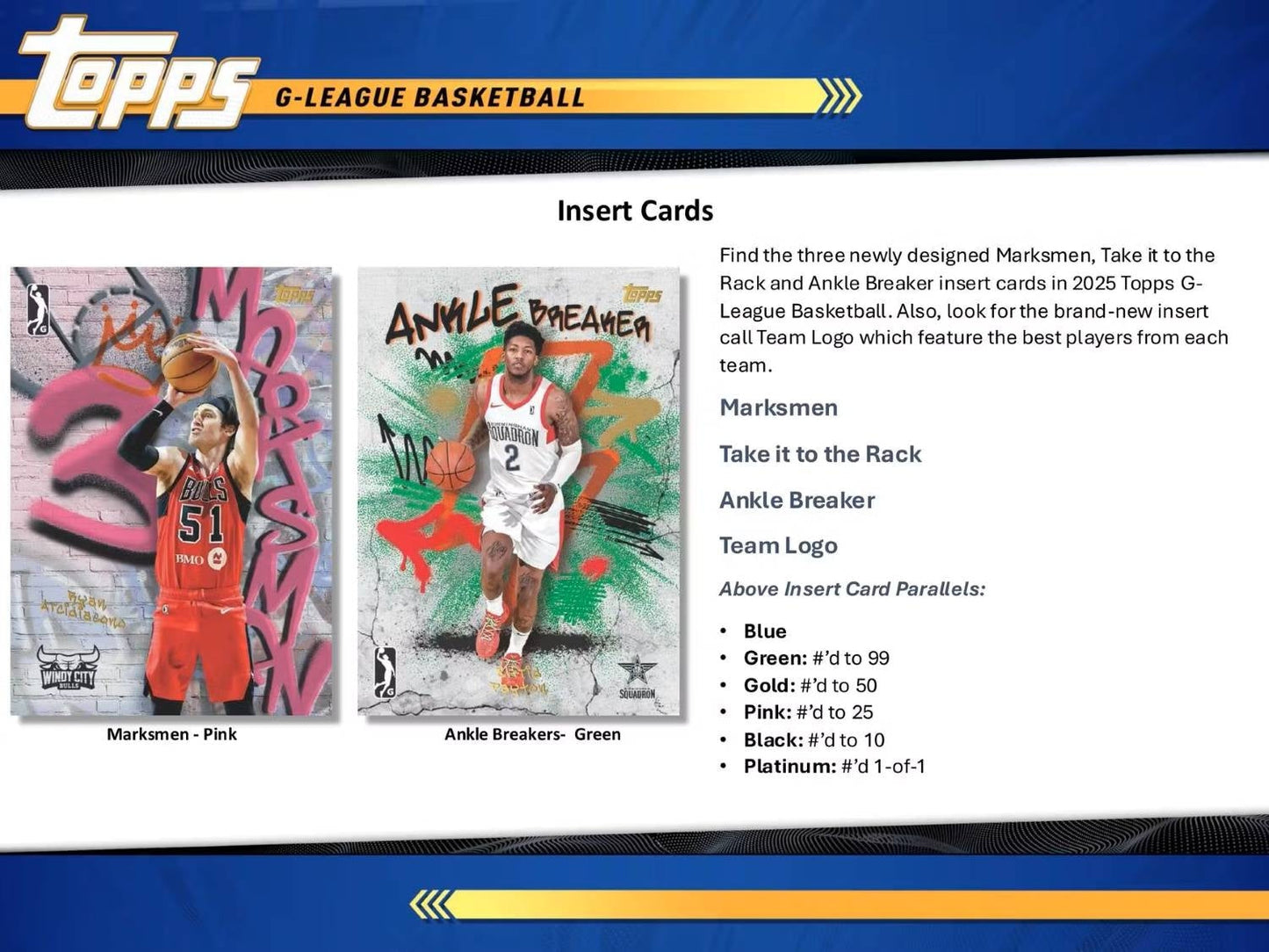 2024/25 Topps NBA G-League Basketball Hobby Box