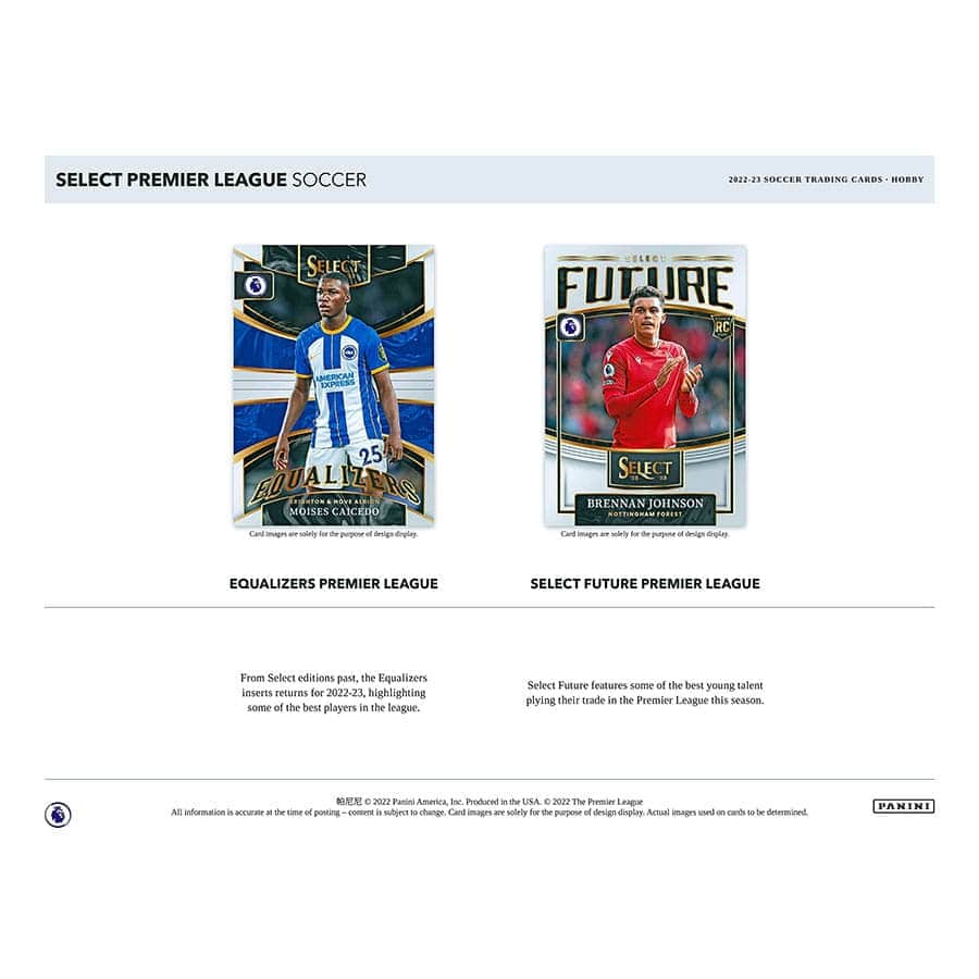 2022/23 Panini Select Premier League Soccer (Fußball) Hobby Box