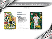 2024/25 Topps Chrome Bundesliga Soccer (Fussball) Hobby Pack