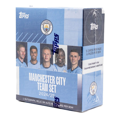 2024/25 Topps Manchester City FC Official Team Set Box