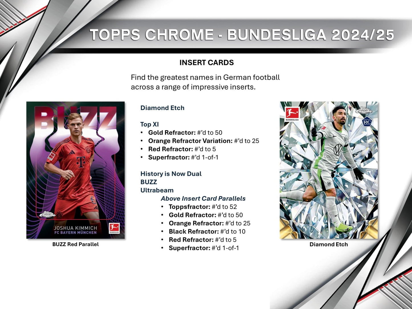 2024/25 Topps Chrome Bundesliga Soccer (Fussball) Hobby Box