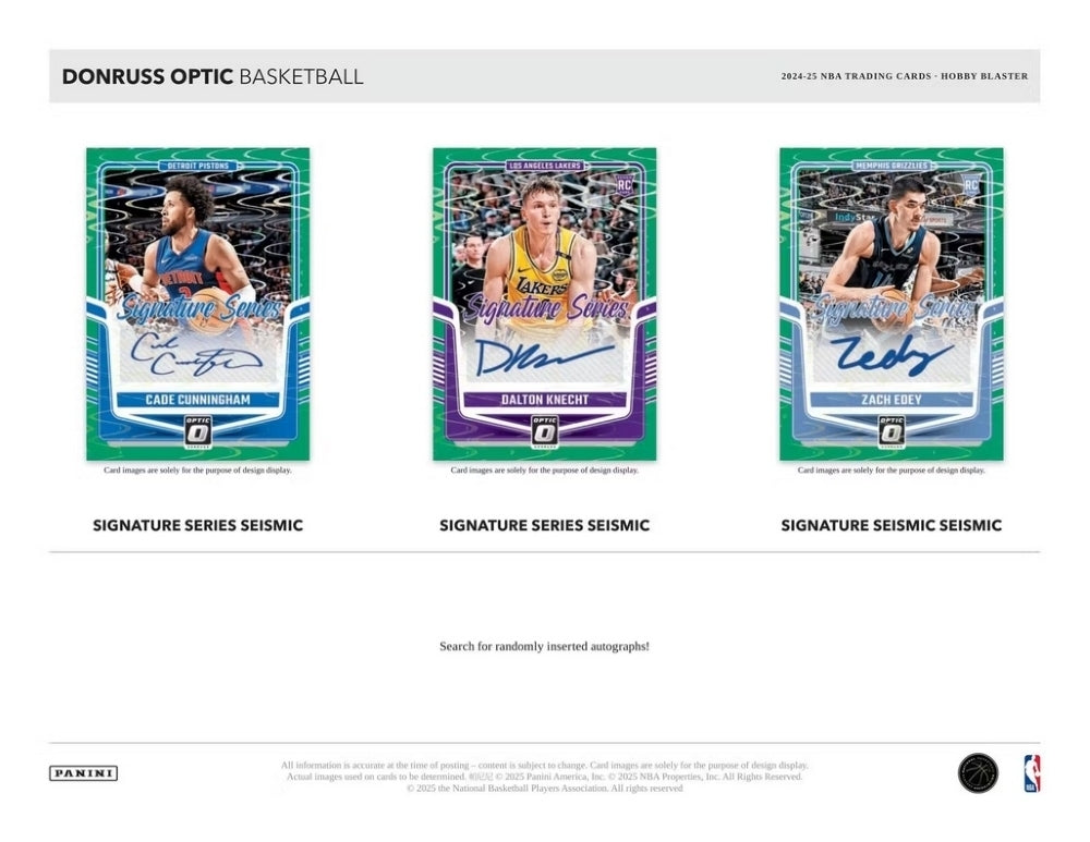 2024/25 Panini Donruss Optic Basketball NBA Retail Box