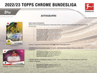 2022/23 Topps Chrome Bundesliga Soccer (Fussball) Hobby Box