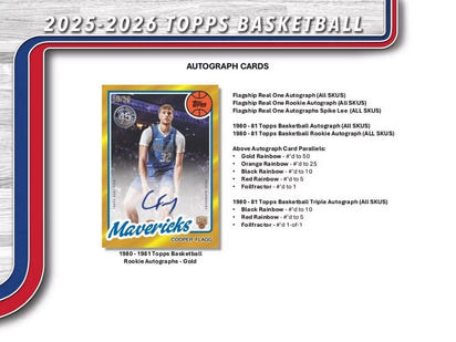 2025/26 Topps NBA Basketball Retail Pack