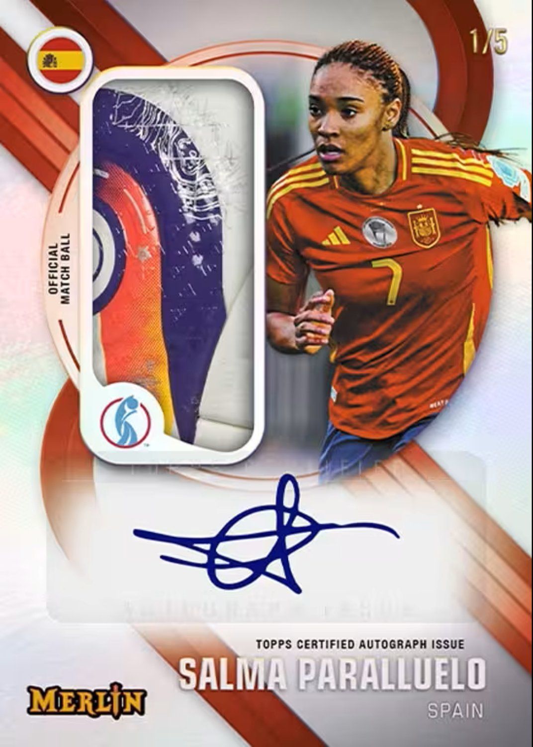 2025 topps Merlin UEFA Women's Euros Hobby Box