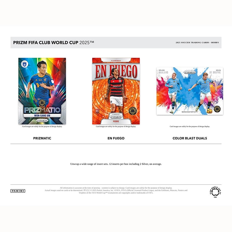 2025 Panini Prizm FIFA Club World Cup Soccer Hobby Box