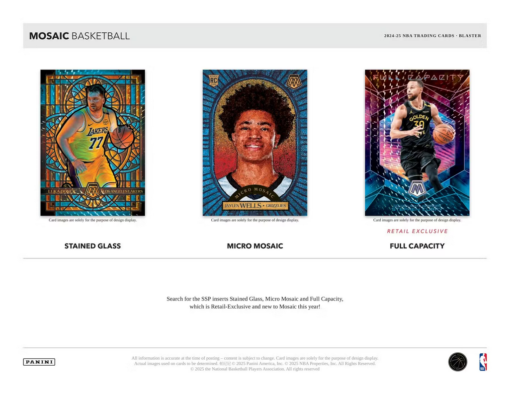 2024/25 Panini Mosaic Basketball NBA Blaster Box