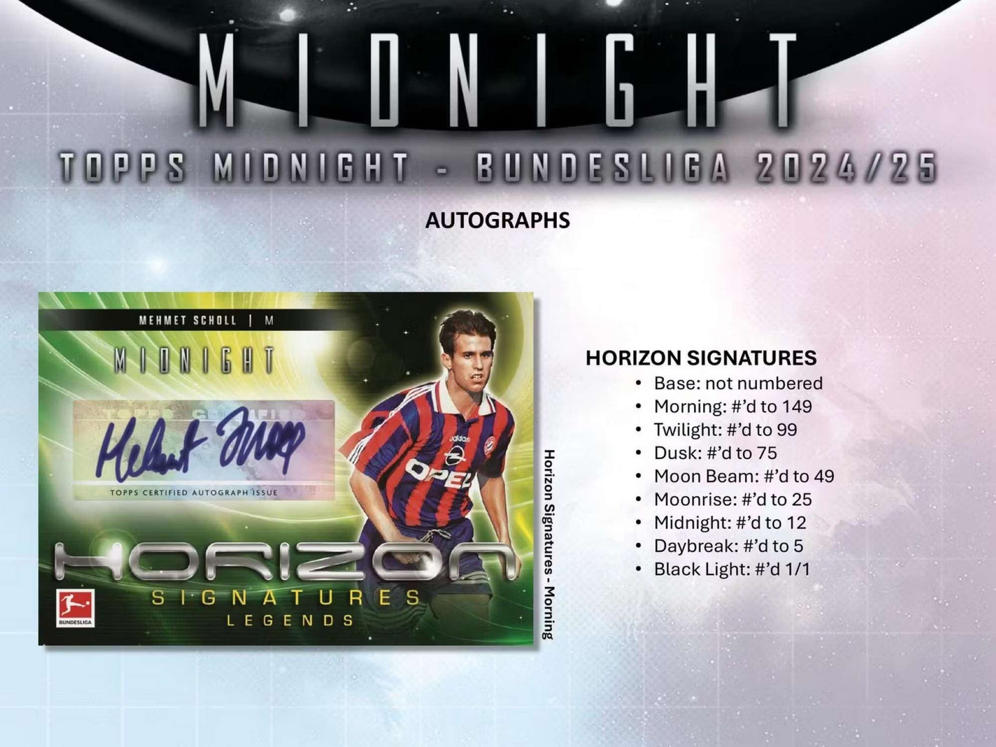 2024/25 Topps Midnight Bundesliga Soccer (Fussball) Hobby Box