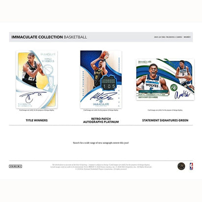 2023/24 Panini Immaculate Basketball NBA Hobby Box