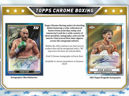 2025 Topps Chrome Boxing Hobby Box